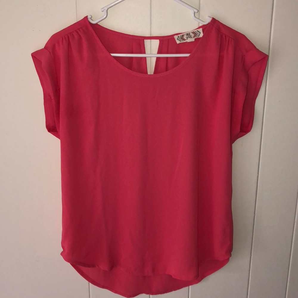 Pink blouse